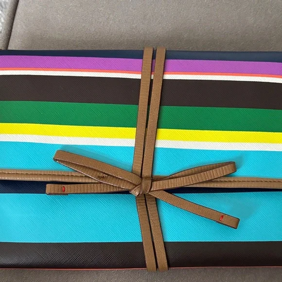 Stella & Dot Multicolor Striped Jewelry Holder Bring Your Jewelry - Picture 2 of 4